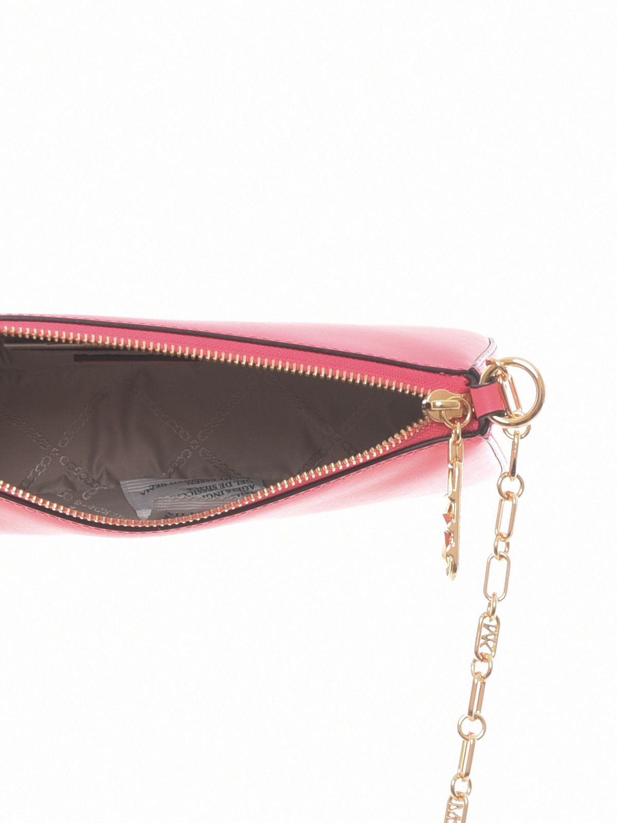 Pochette media in pelle con catena e logo Empire Michael Kors